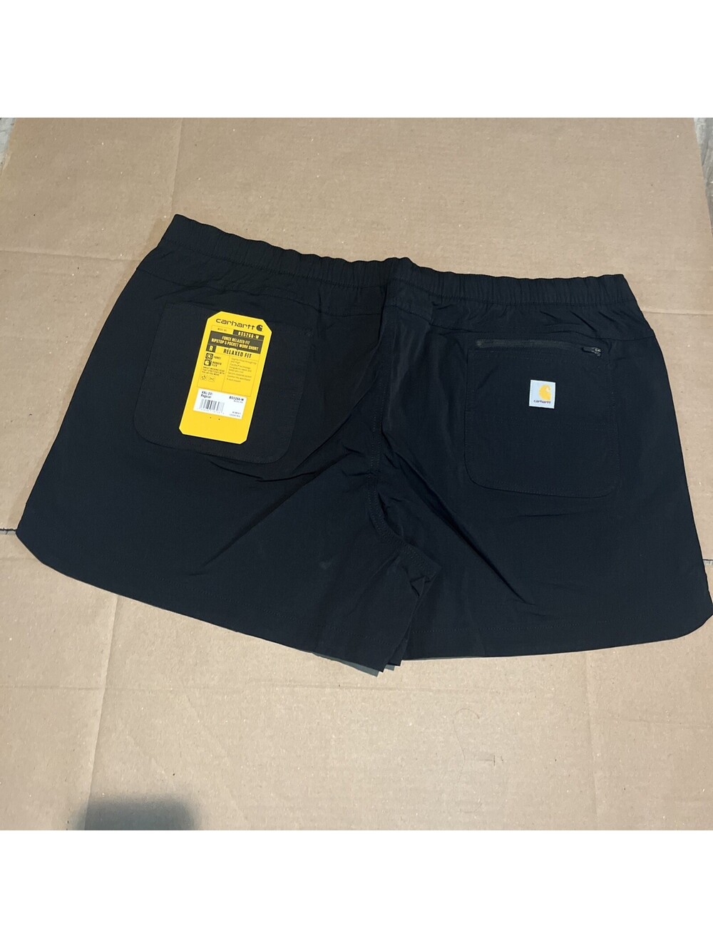 Carhartt Force Womens Work Short XXL 20 Black Relaxed Fit Ripstop $55 MSRP - Picture 7 of 13
